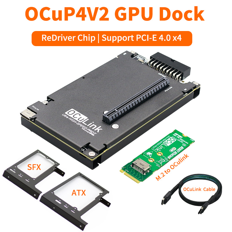 OCuP4V2 OCuLink GPU Dock con C - Oculink Egpu Mini Pc reseña y precio