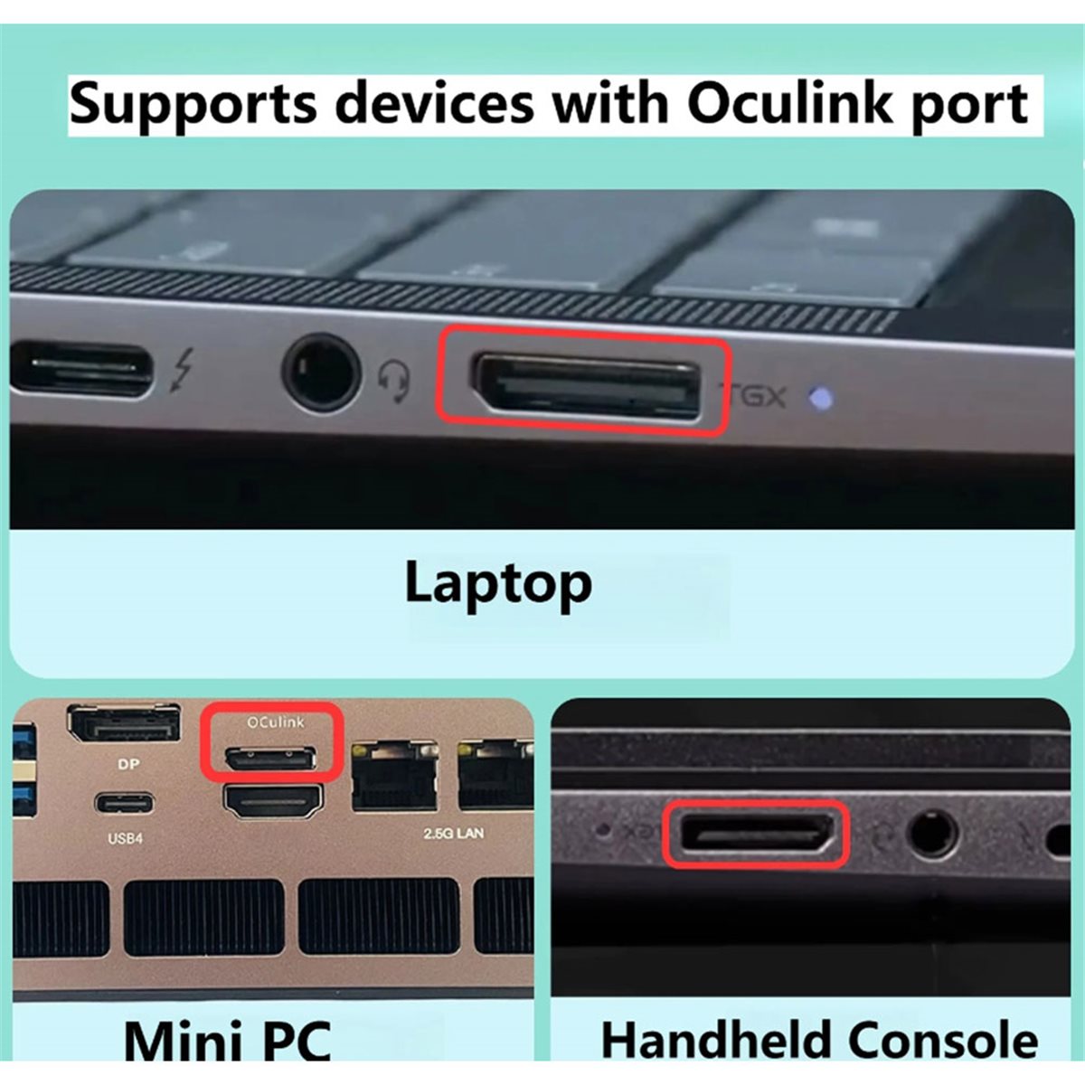 Base de Tarjeta Gráfica E@MB*R - Oculink Egpu Mini Pc reseña y precio