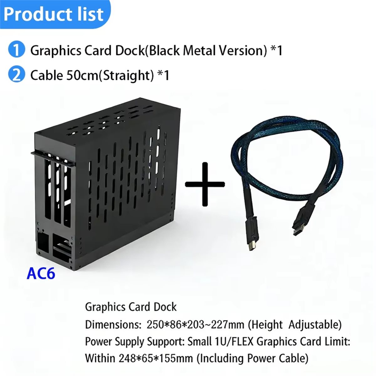 Base de Tarjeta Gráfica E@MB*R - Oculink Egpu Mini Pc reseña y precio