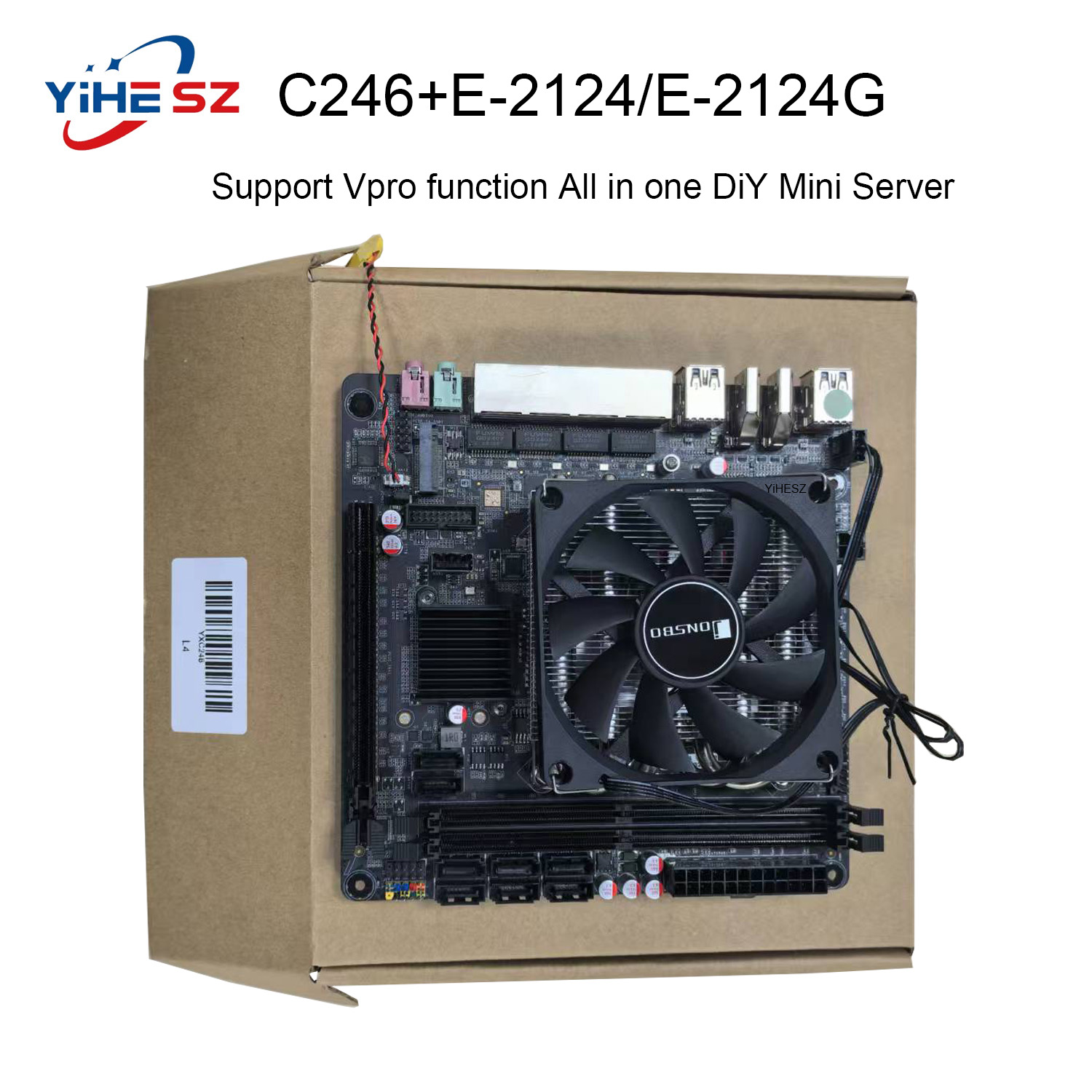 Placa base E-2124/2124G C246 V - Nas Motherboard 8 Sata Mini Itx reseña y precio